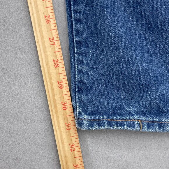 VTG Wrangler Cowboy Jeans 36x32 Mens Blue Denim 13MWZPW Made in‎ USA - Picture 3 of 10